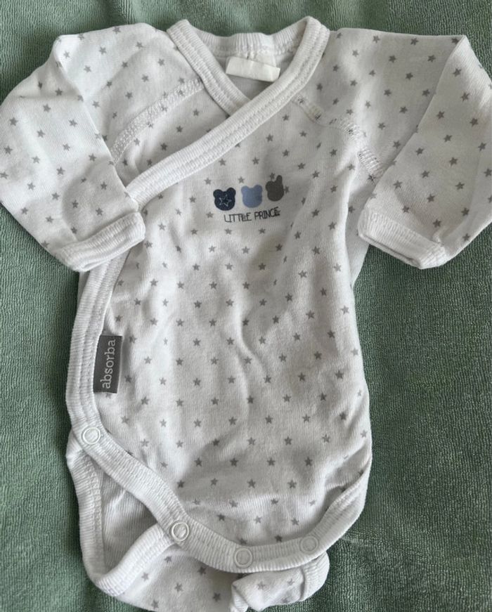Bodies manches longues Absorba taille naissance