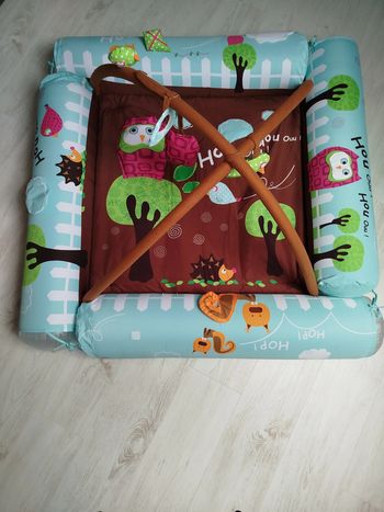 tapis + arche d'eveil avec boudins gonflables