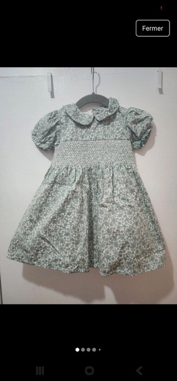 Robe fleuri 9 mois