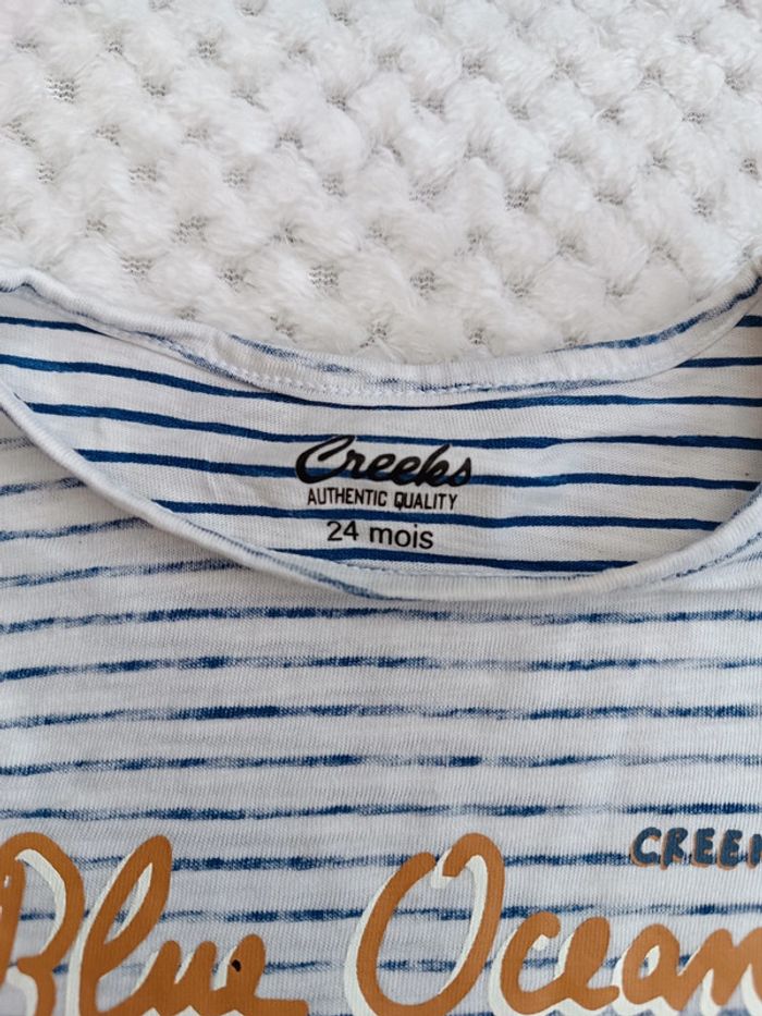 🔸T-shirt Creeks - 24 mois 🔸 - photo numéro 2