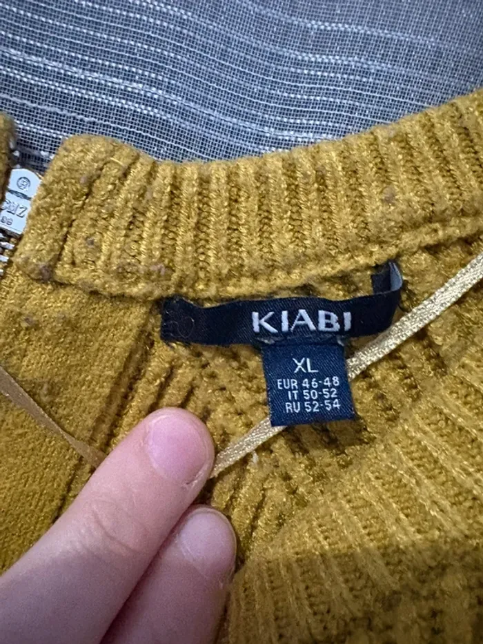 Pull jaune moutarde - photo numéro 4