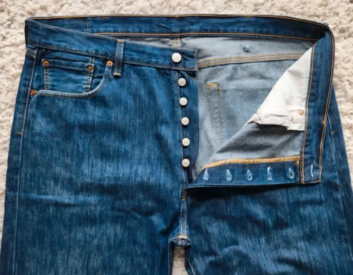 Jean Levi's bleu Taille 52 FR raccourci en L30 - photo numéro 4