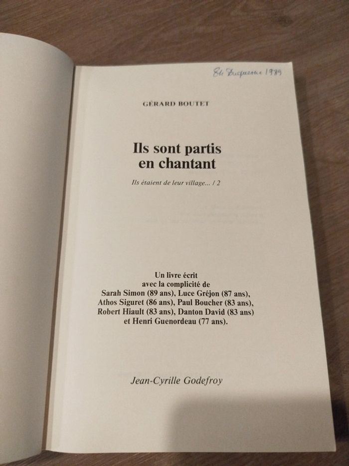 Livre Ils Sont Partis En Chantant - photo numéro 4