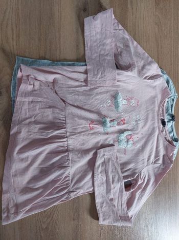 Lot 2 t-shirt à manches longues danse