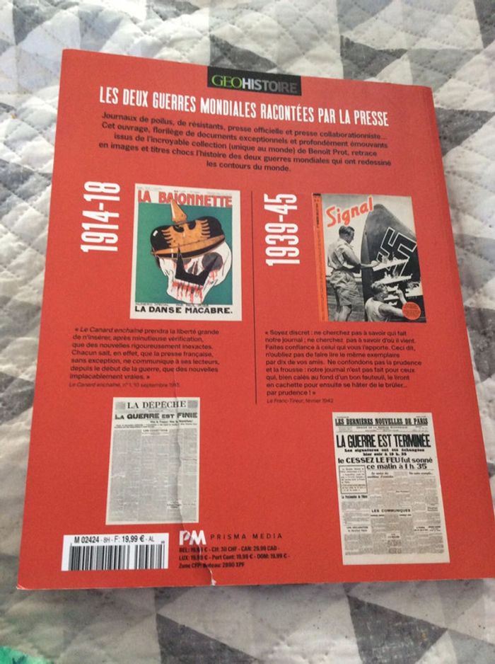 #journaux de guerre 1914.1918 1939.1945 Geoistoire - photo numéro 4