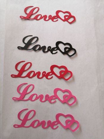 Scrapbooking découpe love (K23)