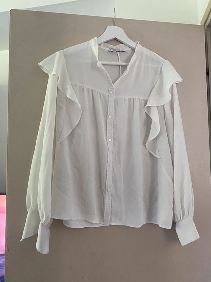 Chemisier blanc taille S