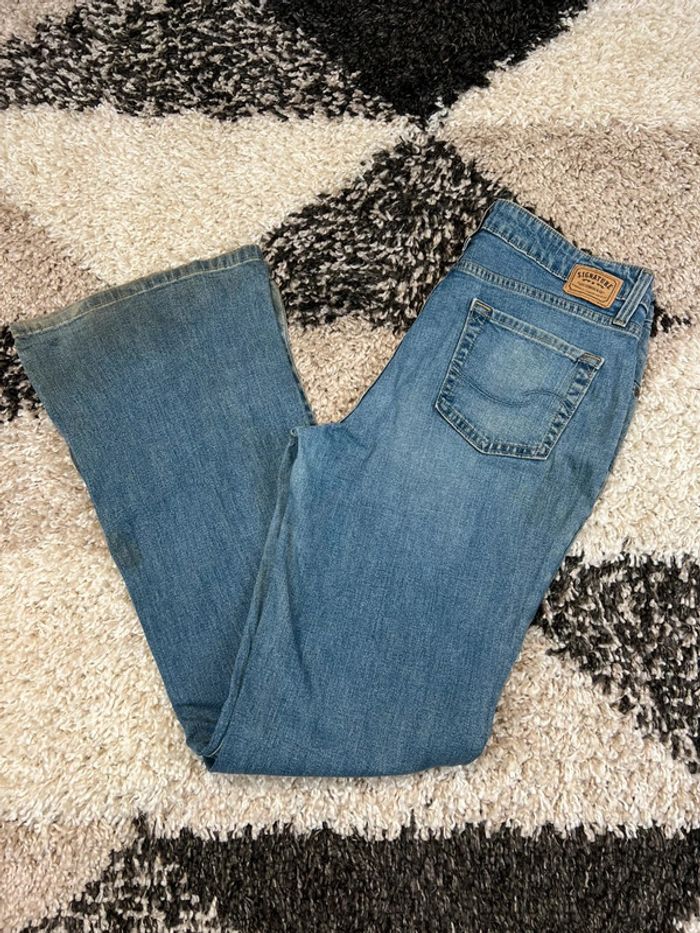 Jean Levis évasé pattes d’éléphant At Waist Bootcut bleu taille 12 / L