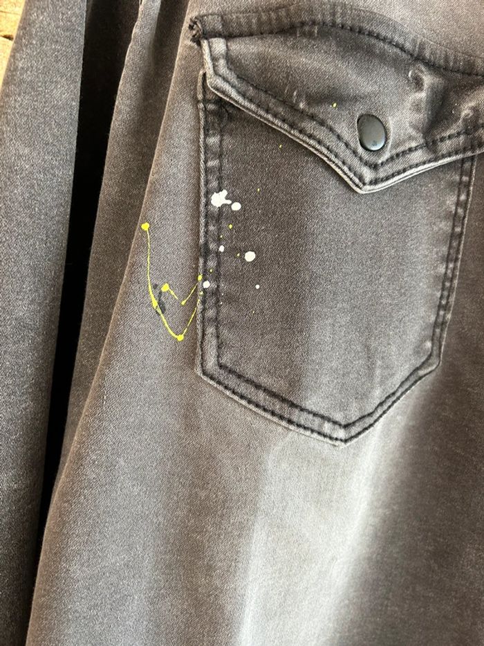 Chemise black denim taille xxl - photo numéro 3