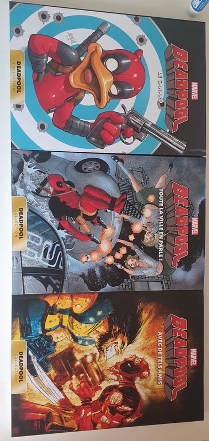 Lot de 3 livres bd deadpool - photo numéro 2