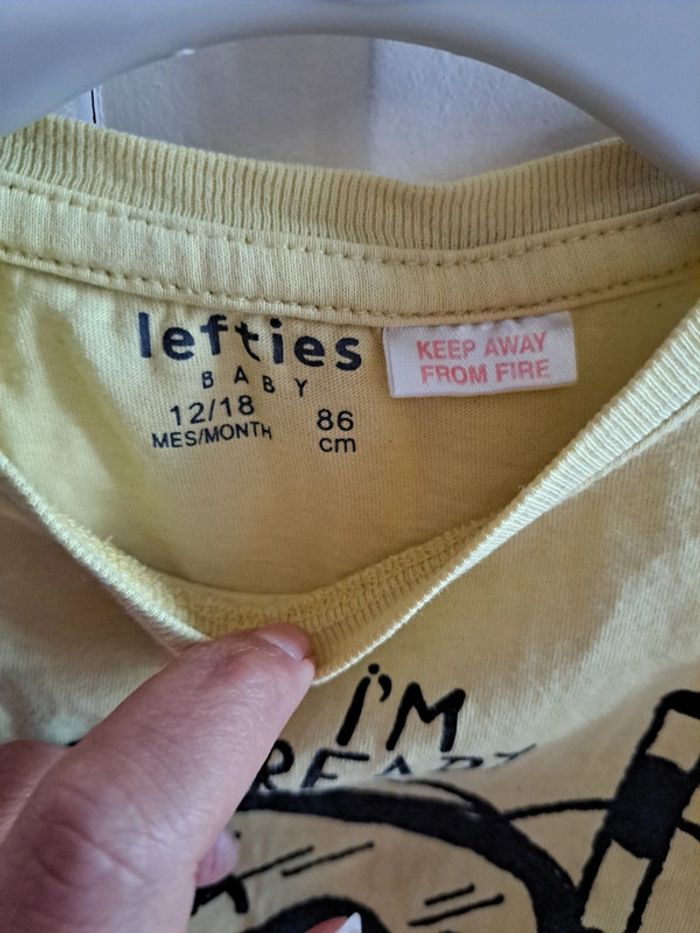 Tee-shirt jaune koala 24mois lefties 86cm - photo numéro 4