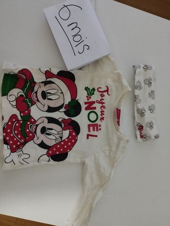T-shirt de Noël + bandeau Disney