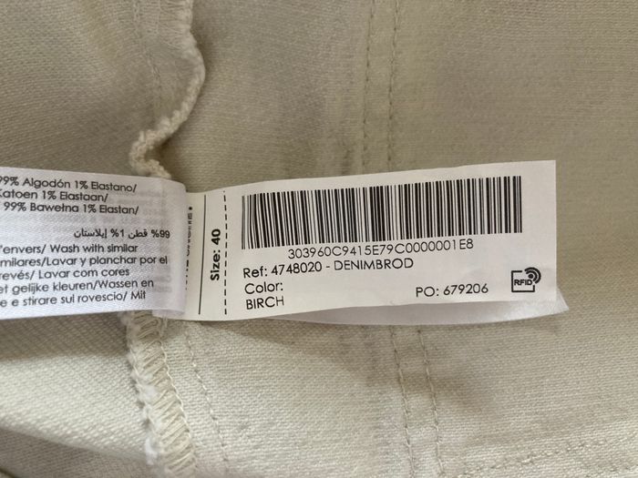 Veste en jeans denim brodée - photo numéro 7