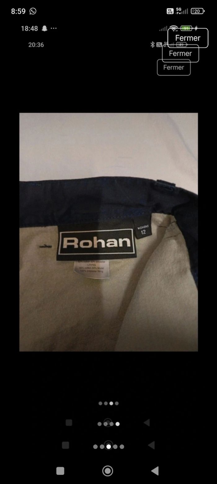 Pantalon hiver bleu marine - photo numéro 2