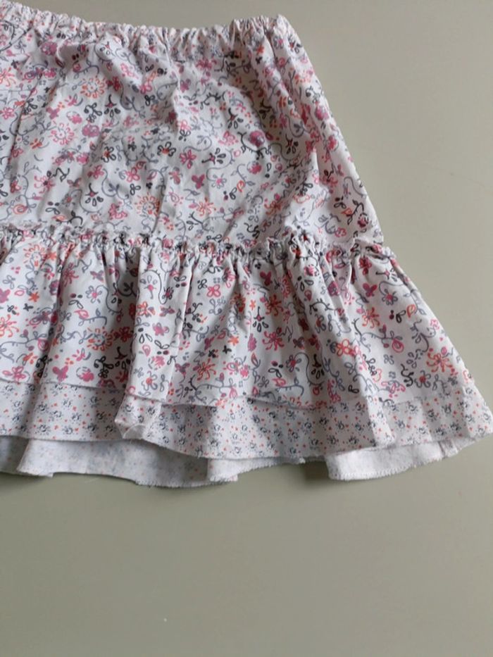 Jupe courte texte kids taille 4 Fleurie - photo numéro 2