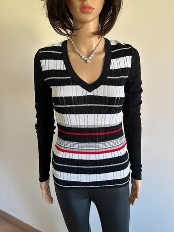 Pull rayé à manches longues Morgan taille XS jamais porté