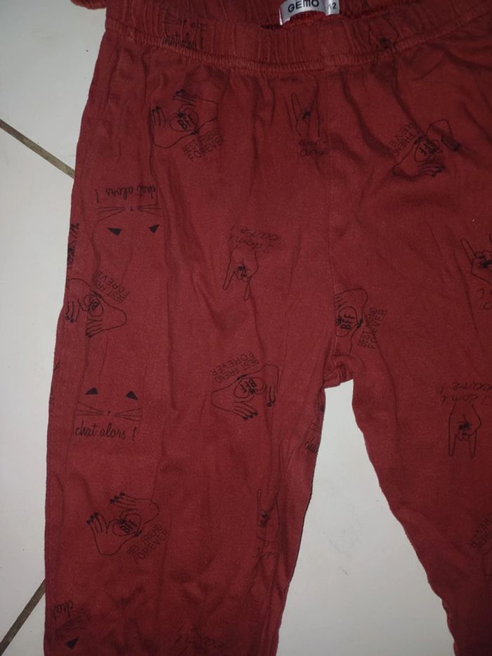 Superbe pyjama 2 pièces 12 ans fille - photo numéro 2