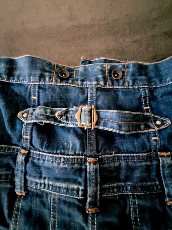 Jupe jeans Pepe jeans M bleu - photo numéro 12