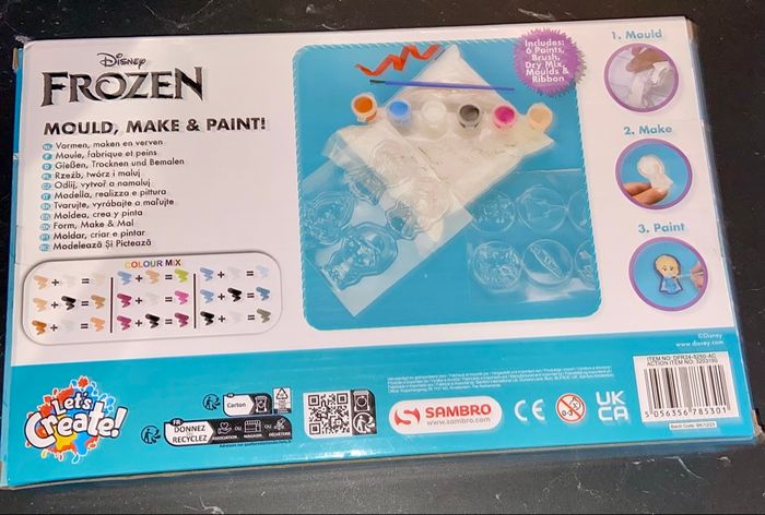 Moulage plâtre reine des neiges de chez Disney neuf - photo numéro 2