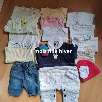 Lot fille 1mois