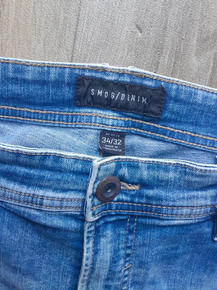 Jean griffé Smog taille 42-XL 💞 - photo numéro 4