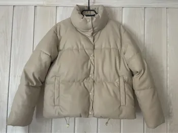 Blouson chaud similicuir - Stradivarius - S