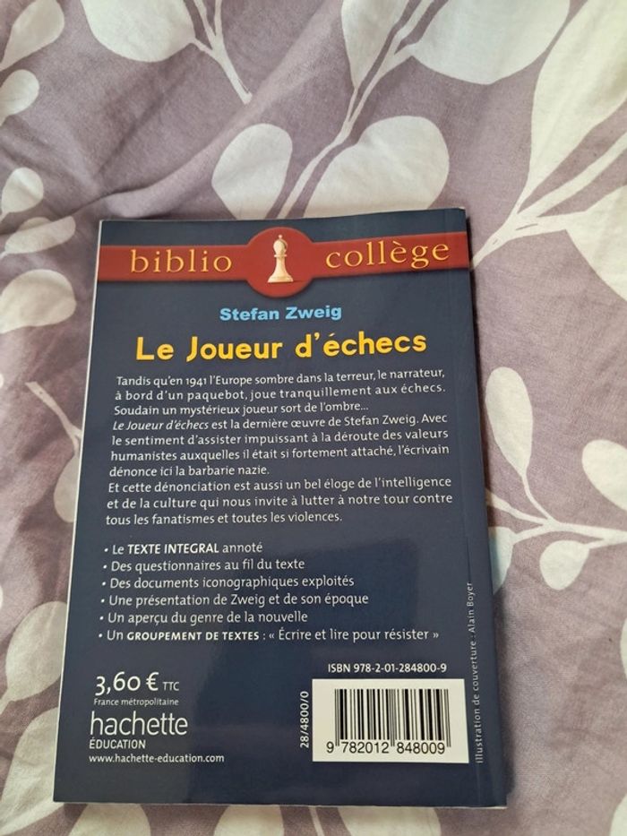 Livre le joueur d'échecs - photo numéro 2