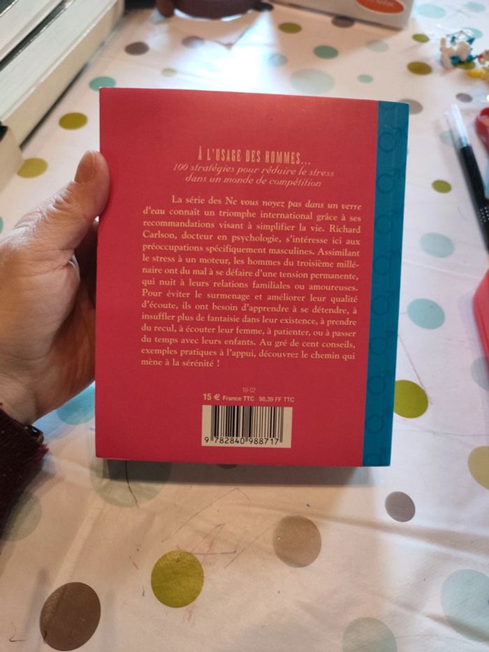 Ne vous noyez pas dans un verre d'eau de Richard Carlson - photo numéro 2