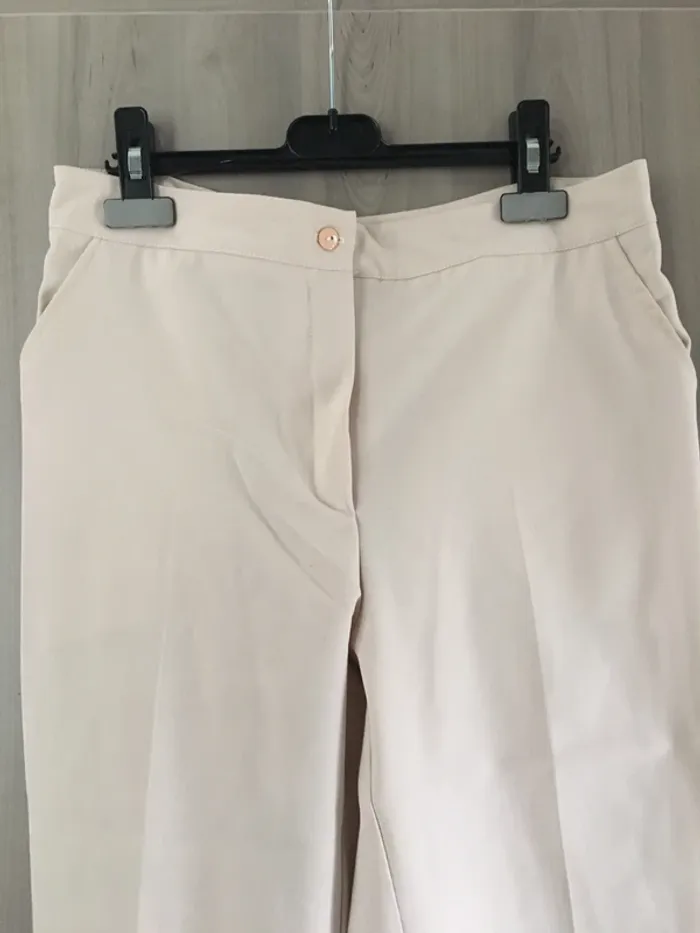 Pantalon cigarette beige T.M - photo numéro 4