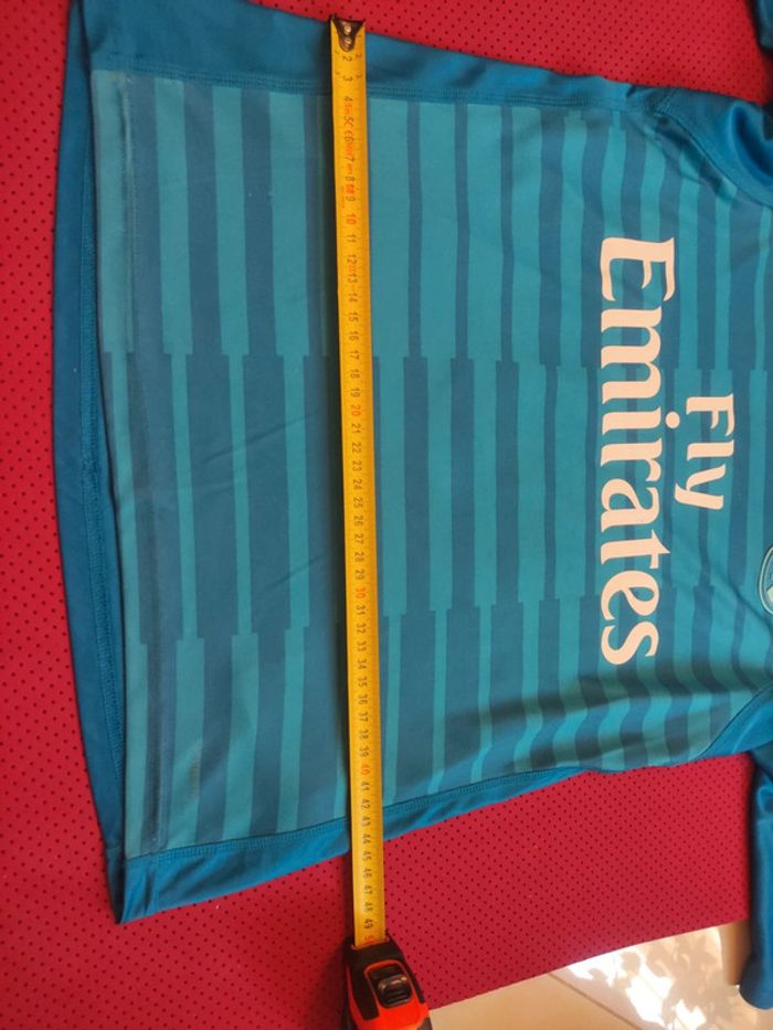 Maillot de foot Courtois Real Madrid, Adidas Authentique Officiel taille enfant 13/14 ans - photo numéro 17