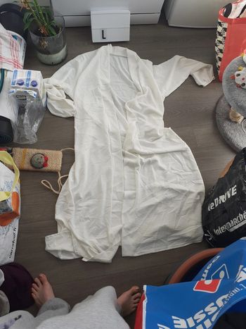 Gilet long fin / peignoir