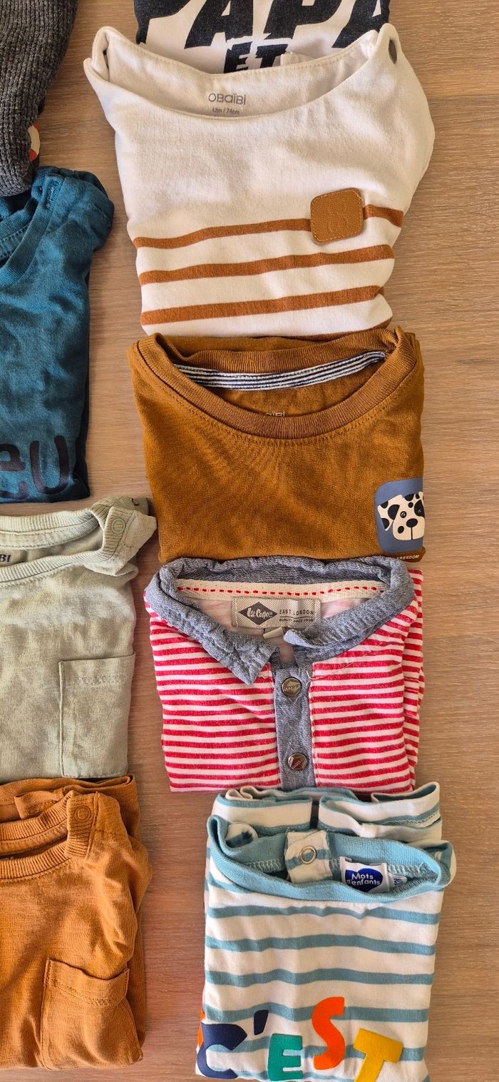 Lot tee-shirts manches longues - photo numéro 4
