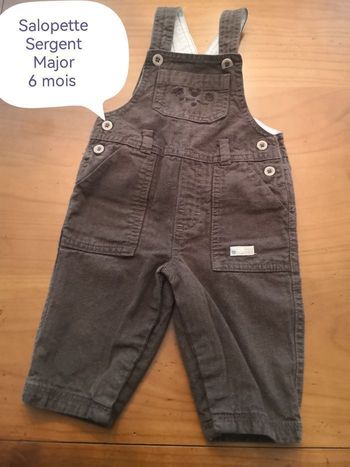 Salopette 6 mois Sergent Major