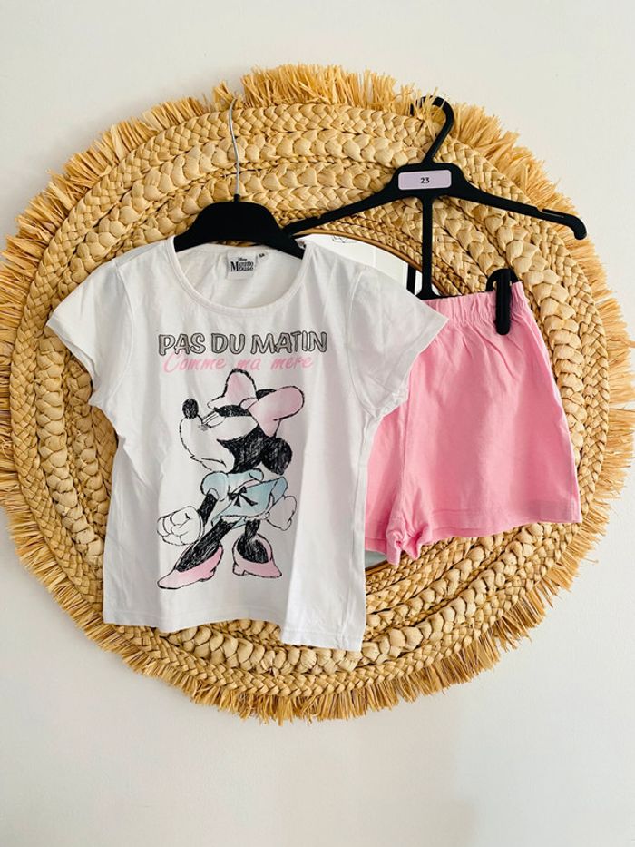 Ensemble short & t-shirt Disney Minnie 5 ans