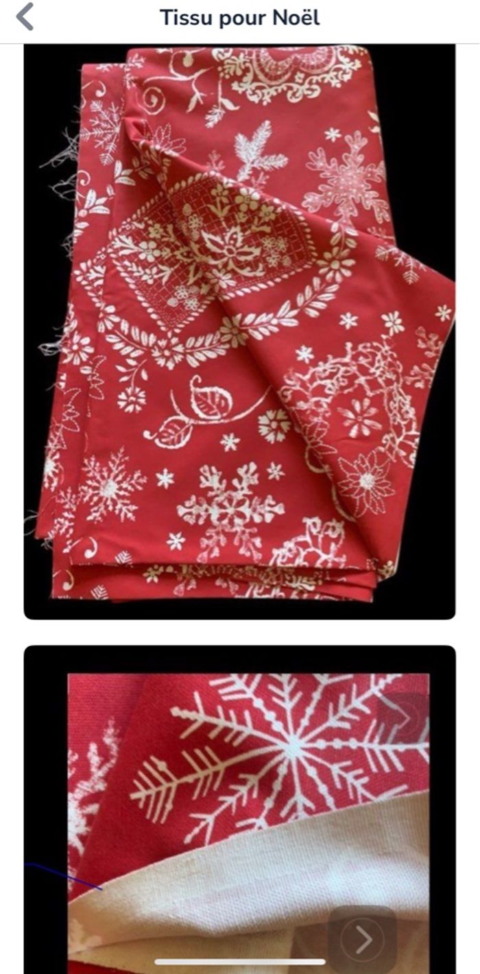 Grand métrage de tissu Noel - photo numéro 2