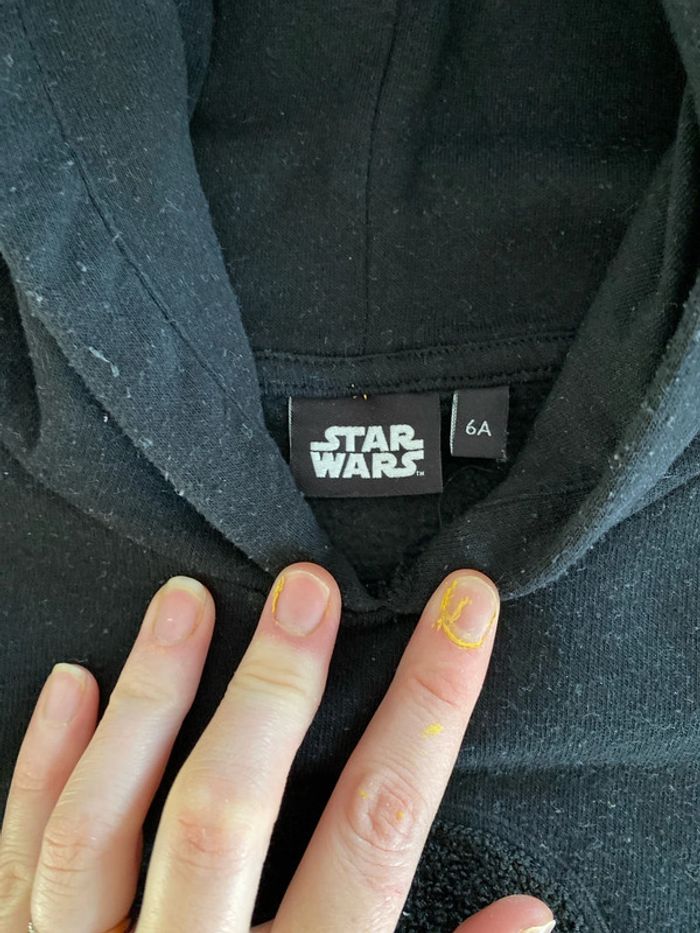 Pull star wars 6 ans noir - photo numéro 3