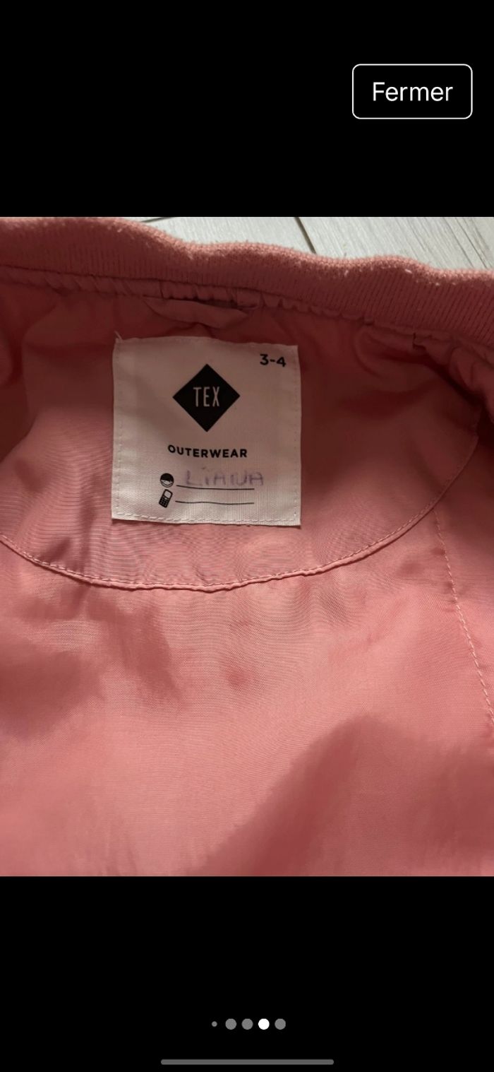 Veste blouson 3/4 ans - photo numéro 8