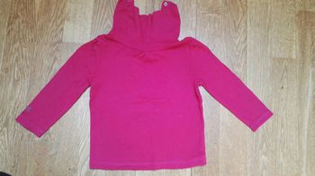 Col roulé rouge 3ans