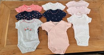 Lot 9 bodies manche courte