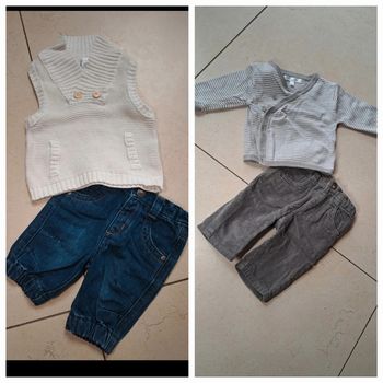 Lot de 2 ensembles taille 1 mois