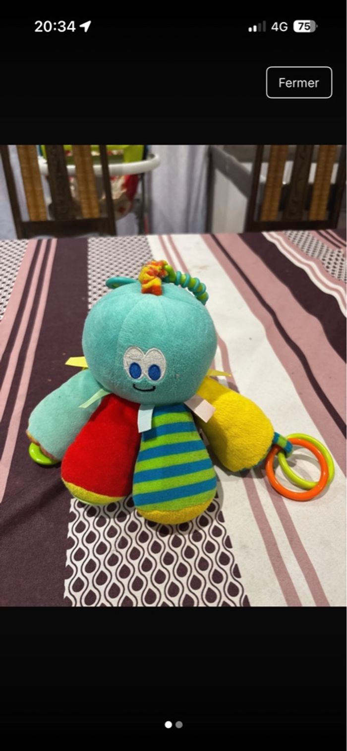 Peluche pieuvre - photo numéro 2