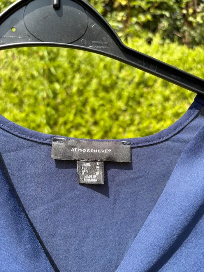 Blouse bleu marine – Marque Atmosphere - photo numéro 3