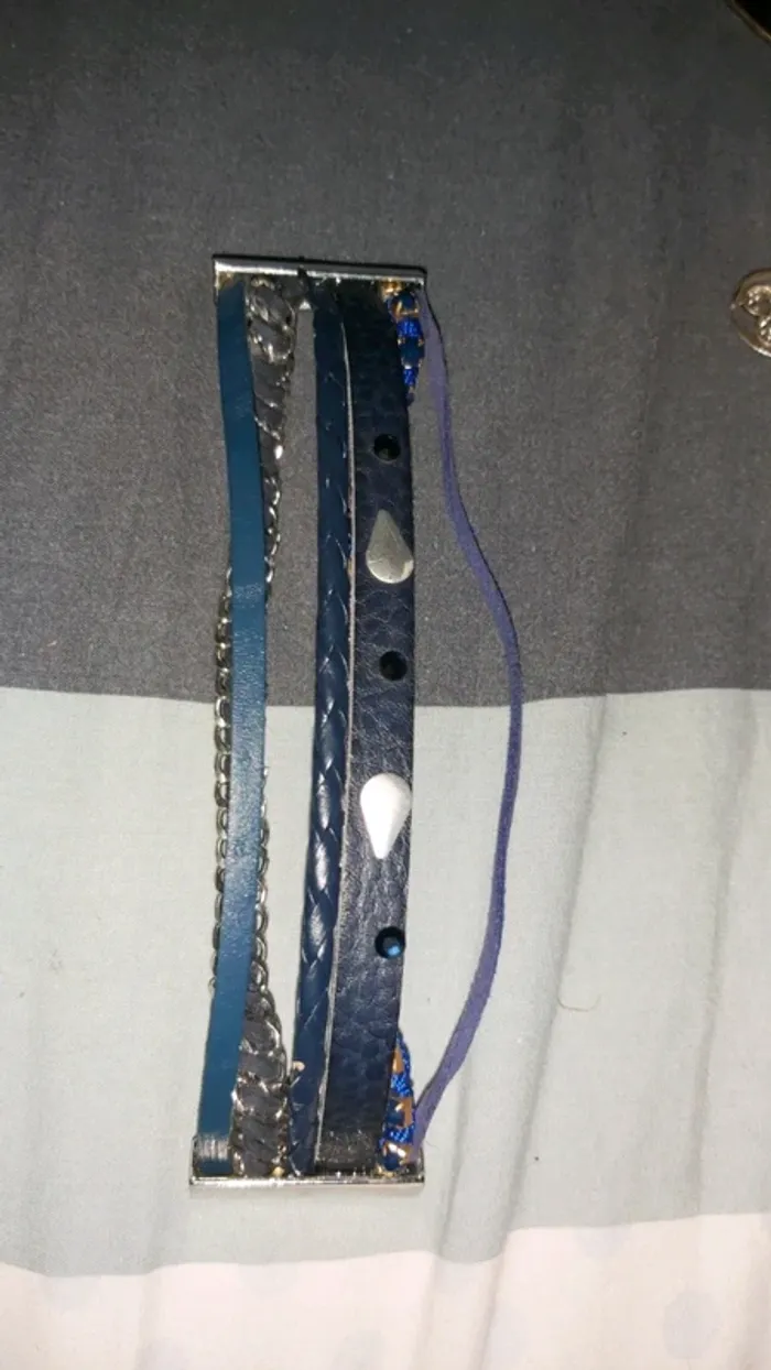 Bracelet bleu - photo numéro 2