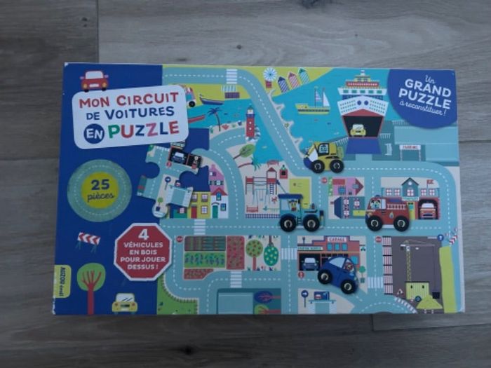 Puzzle circuit Auzou 25 pièces