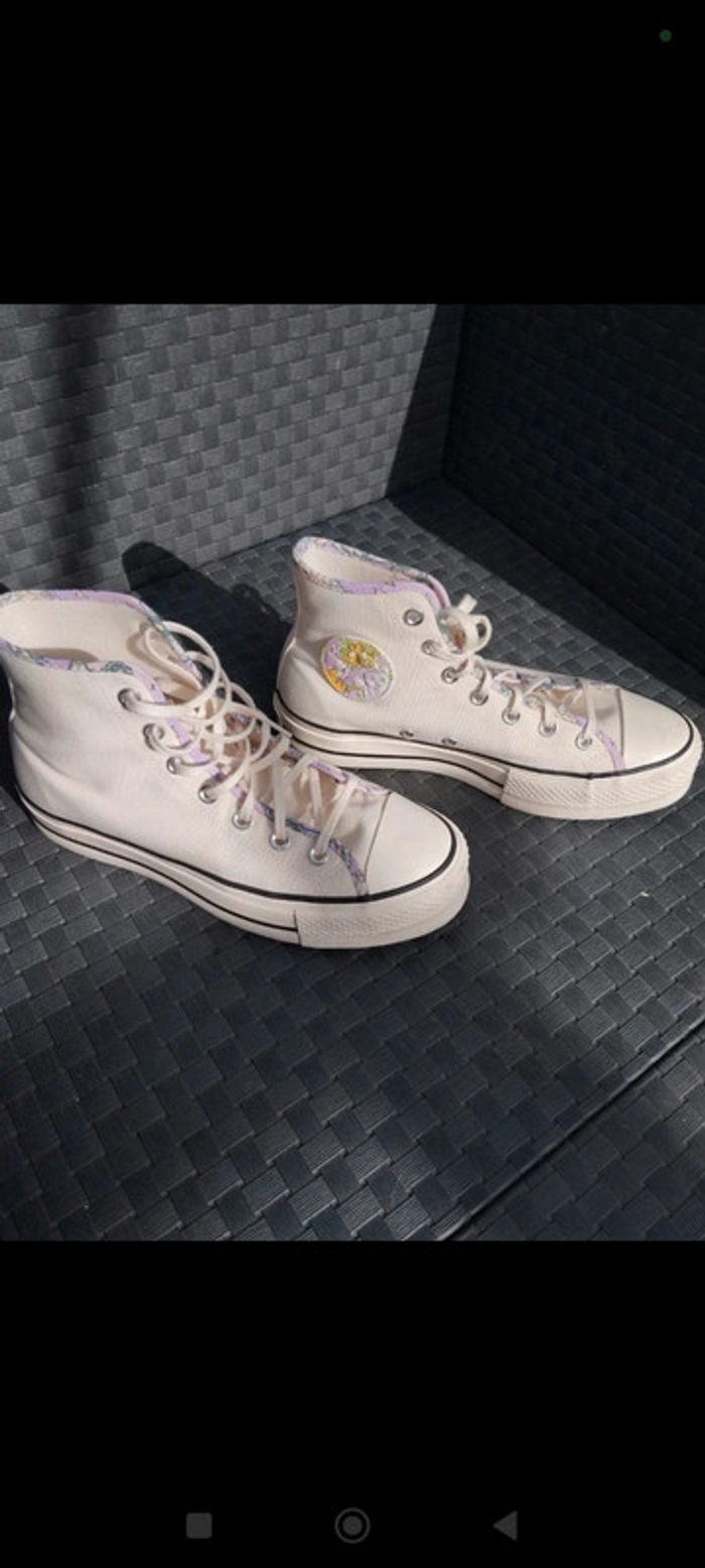 Converses blanches all star - photo numéro 5