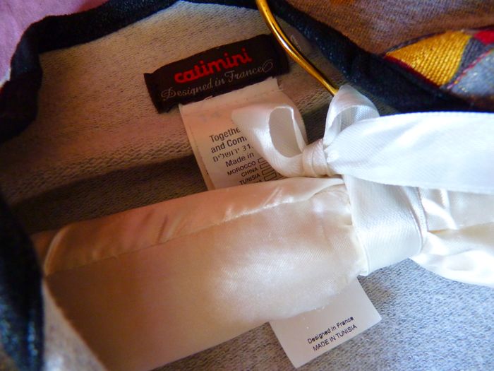 Gilet fille catimini 14 ans gris or designed in france neuf - photo numéro 3