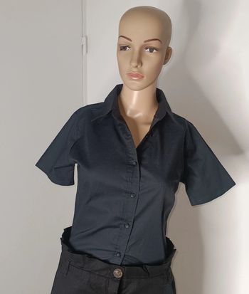 Chemisier noir fruit of the loom en XS