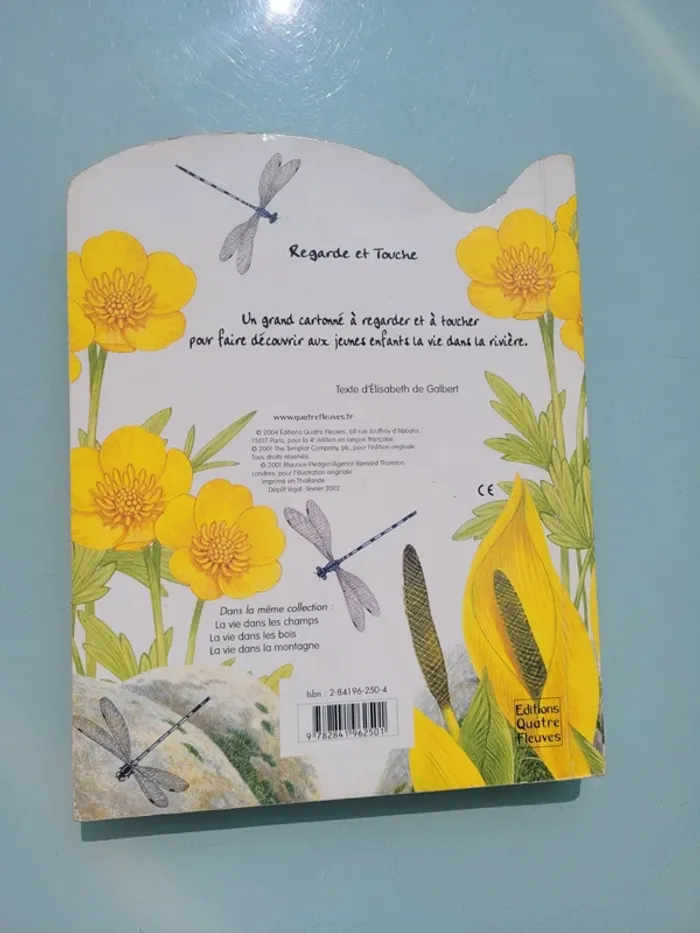 Rare, Superbe livre grand format à toucher 🐢 La vie dans la rivière 🐟 - photo numéro 12