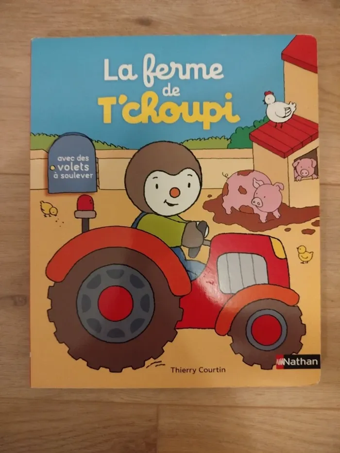 Livre animé "La ferme de T'choupi"