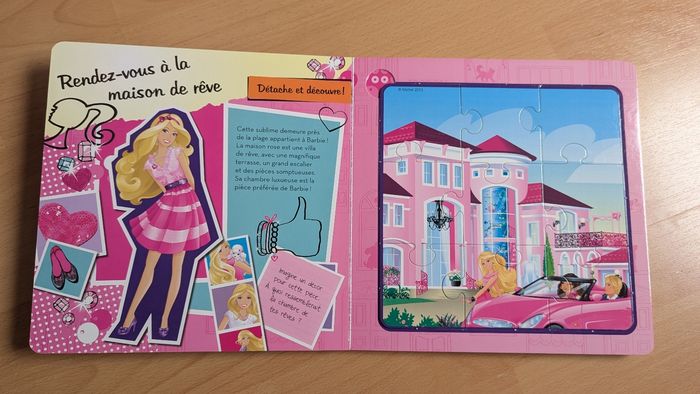 Livre barbie puzzle - photo numéro 2